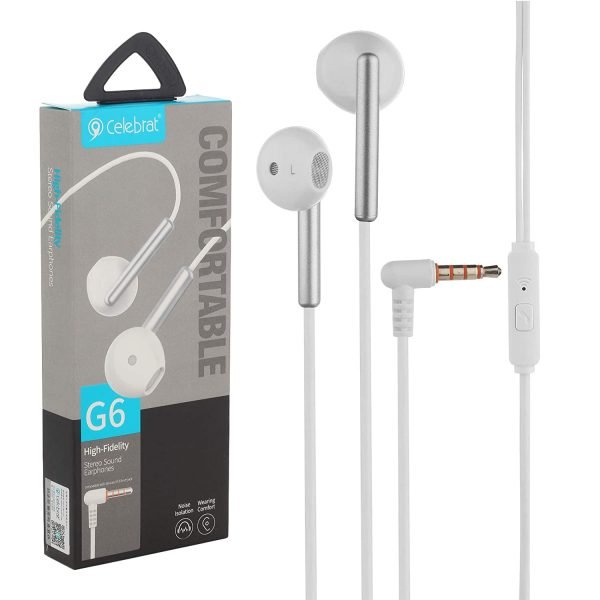Celebrat Stereo Sound Earphones G6 - Image 3