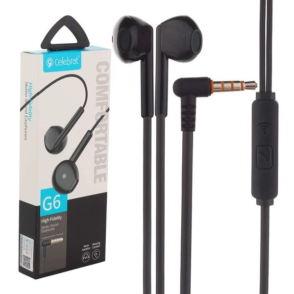 Celebrat Stereo Sound Earphones G6 - Image 4
