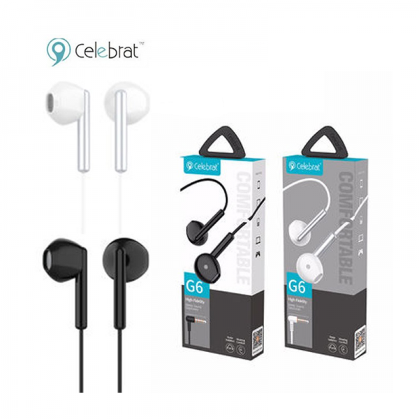 Celebrat Stereo Sound Earphones G6 - Image 2