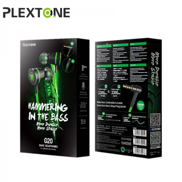 Plextone Gaming Earphone G20 - Image 2