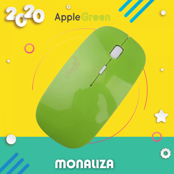 APPLE GREEN 2.4GHZ WIRELESS MOUSE