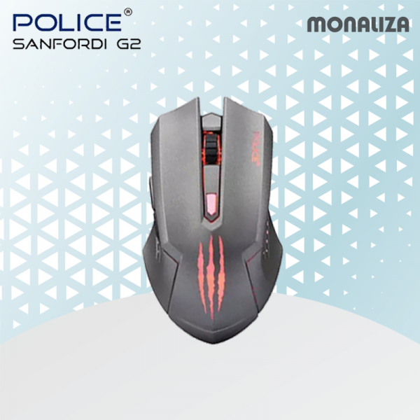 Police Gaming Mouse G5 Sanfordi Grey