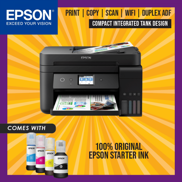 EPSON PRINTER L6190  (8885007026862) (PRINT SCAN COPY FAX ADF,WIFI DIRECT ,LCD ,DUPLEX ,BORDERLESS)