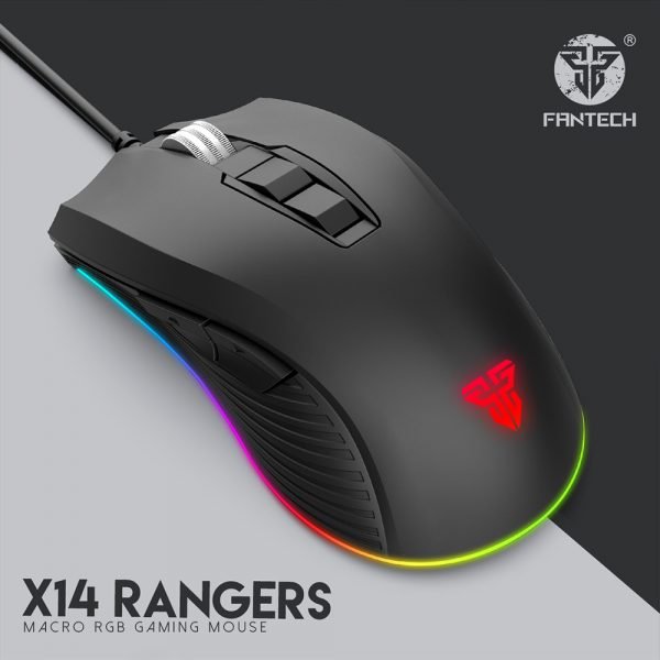 Fantech RGB Gaming Mouse X14s Rangers Macro - Image 2