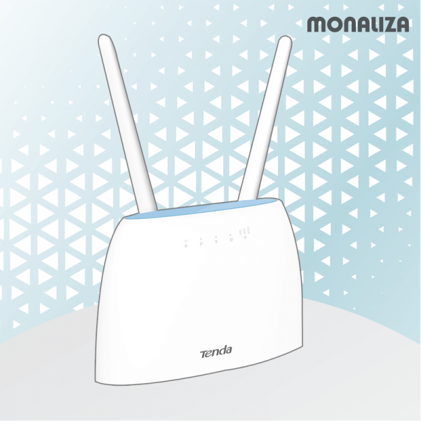 Tenda Wifi Router 4G09 AC1200 Dual Band 4G+ LTE