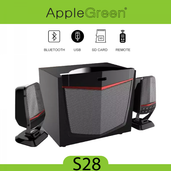 Apple Green Multimedia Speaker S28 2.1CH - Image 2