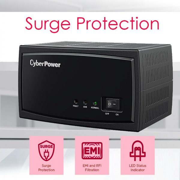 Cyberpower V-Armor 1500E AVR Automatic Voltage Regulator - Image 3
