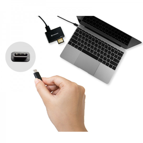 Transcend RDC8 USB 3.1 All In One Type C Reader - Image 2