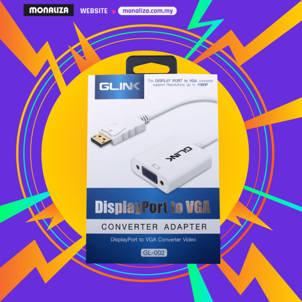 Glink GL-002 Display Port To Vga Converter - 20 CM