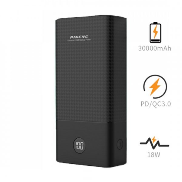 Pineng Powerbank PN-899PD Fast Charge - 30,000Mah - Image 2