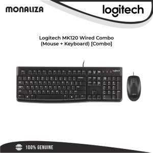 Logitech MK120 Wired Combo (Mouse + Keyboard) [Combo]