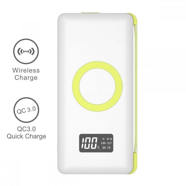 Pineng Powerbank Wireless PN-888 - 10,000mAh Quick Charge - Image 2