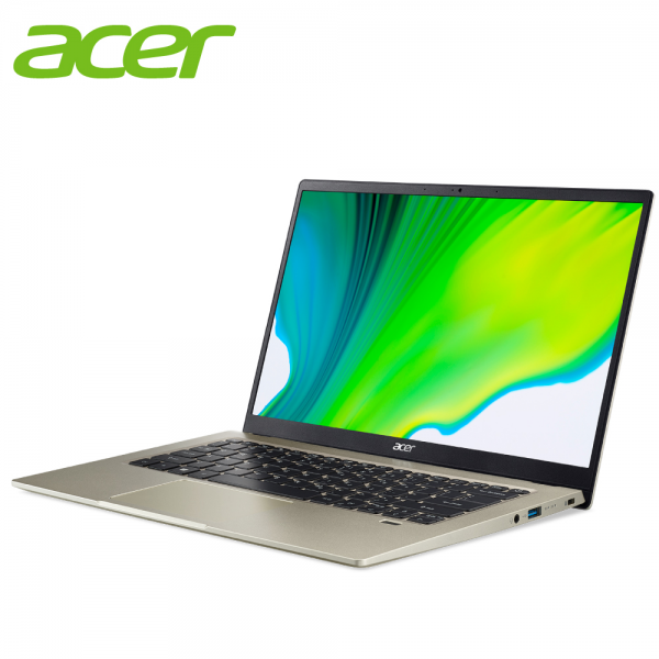 Acer Laptop Swift 1 SF114-33-P7XA Safari Gold (Intel Pentium Silver N5030 Processor/Intel UHD Graphics 605)