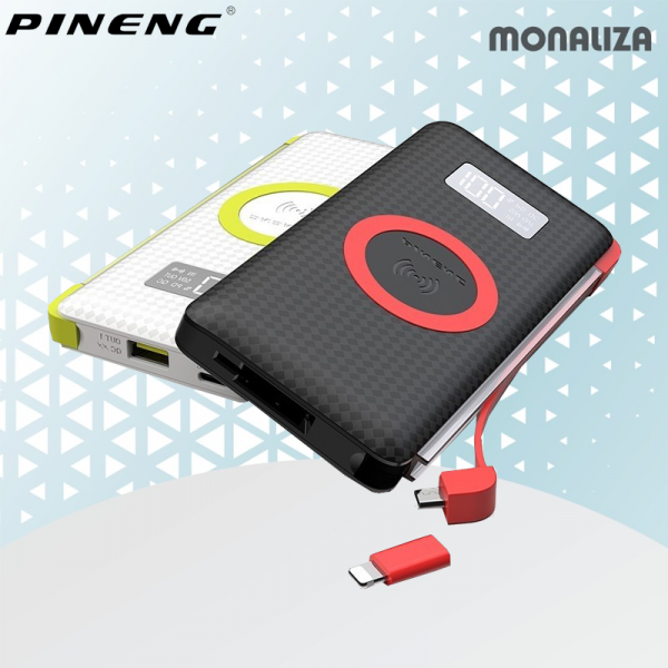 Pineng Powerbank Wireless PN-888 - 10,000mAh Quick Charge