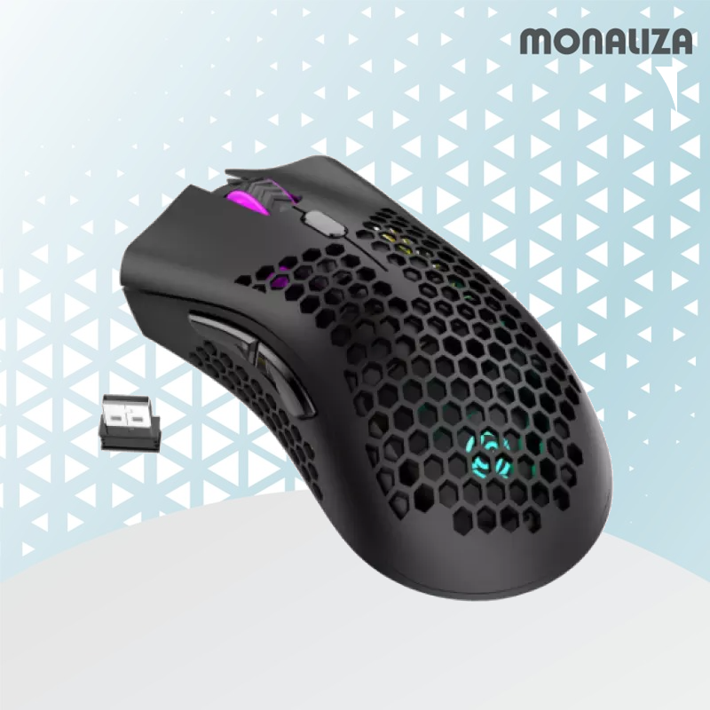 Hot Honeycomb Wireless Gaming Mouse K Snake Monaliza