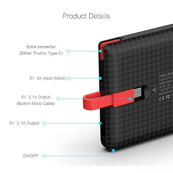 Pineng Powerbank PN-851F Original - 10,000mAh - Image 2