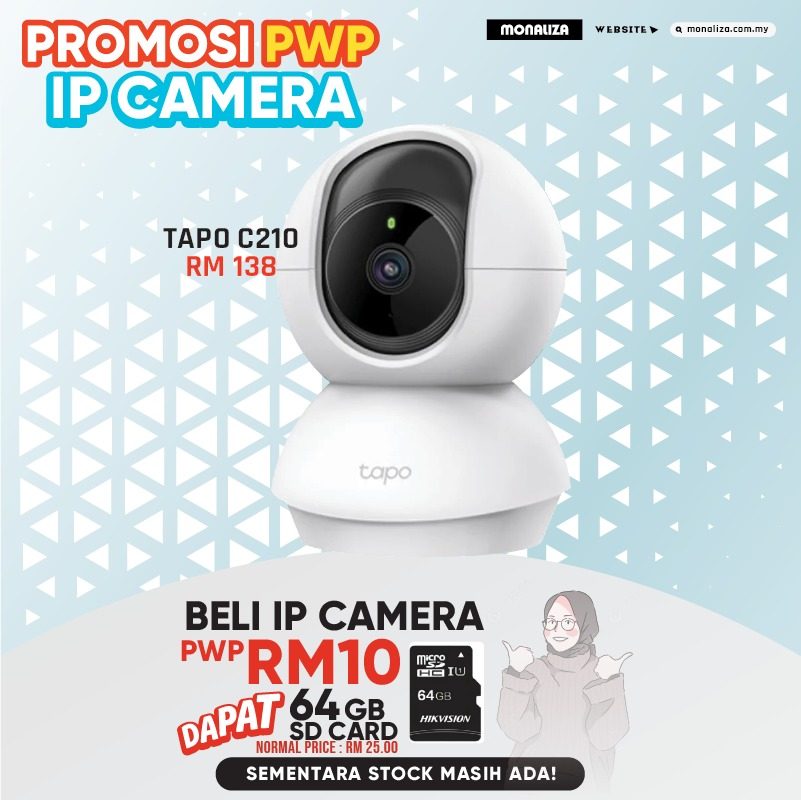 TP-Link Tapo C210 Pan/Tilt Home Security Wi-Fi Camera - Monaliza