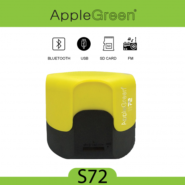 Apple Green Speaker Mini Multimedia System S72 - Image 2