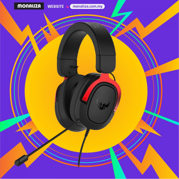 Asus Tuf Gaming H3 Stereo Gaming Headset - (Red)