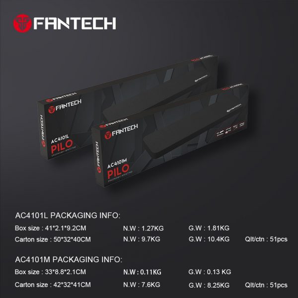 Fantech Pilo Ergonomic Gaming Wristpad AC4101M - Image 3