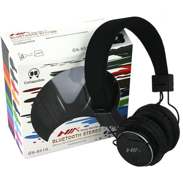 NIA Bluetooth Stereo Headset Q8-851S - Image 2