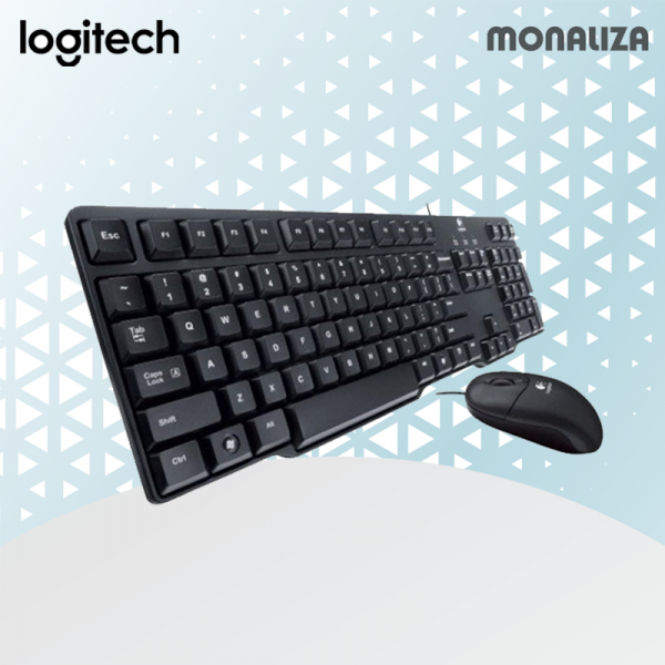 Logitech Combo Keyboard & Mouse  MK100 Classic Desktop