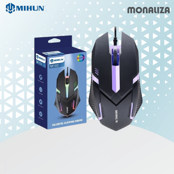 Mihun USB RGB Gaming Mouse M103 - Image 5