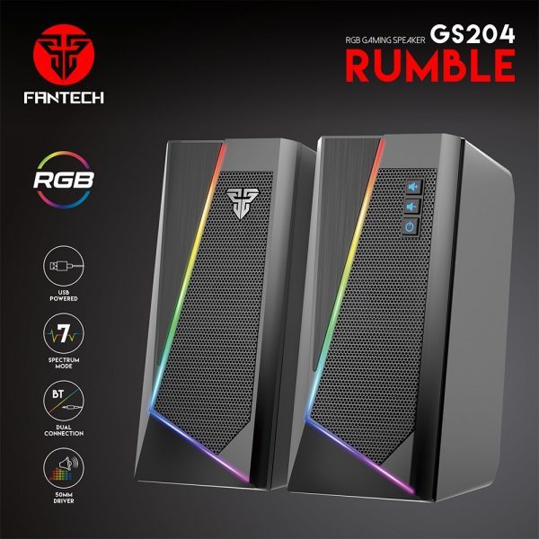Fantech RGB Gaming Speaker GS204 Rumble - Image 2
