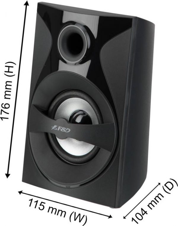 F&D Multimedia Bluetooth Speaker F380X 2.1 Channel - Image 5