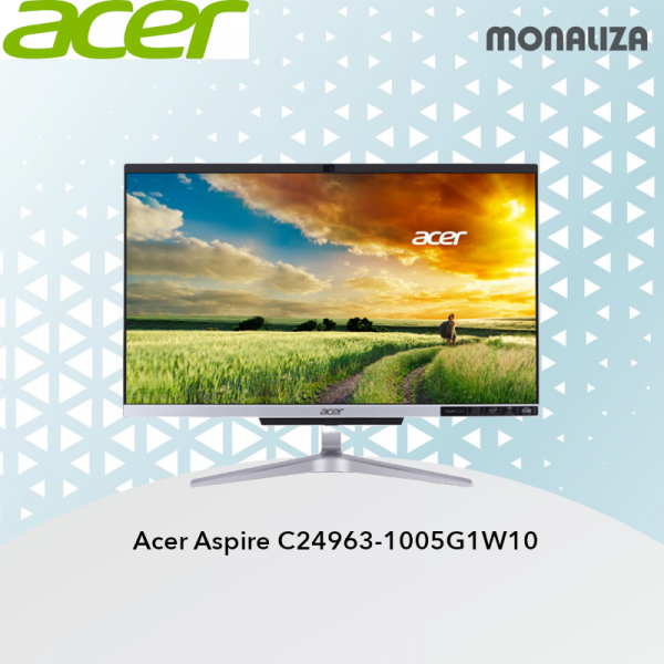 Acer Desktop PC AS C24963-1005G1W10 All in One (Non Touch)