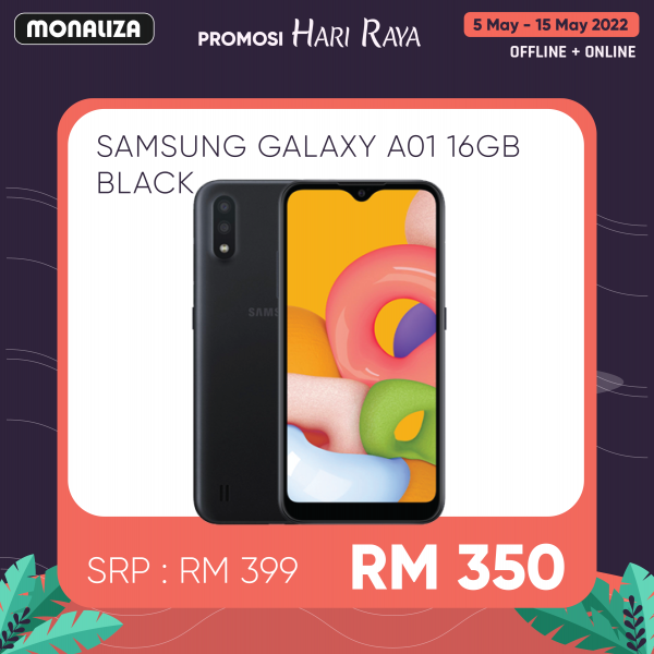Samsung Galaxy A01 16GB Black