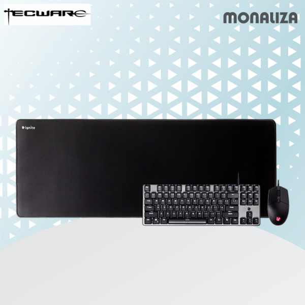 Tecware 3 IN 1 Ignite Gaming Bundle (Includes Single Color LED Mech 87 KB + Mouse + Mouse Mat)