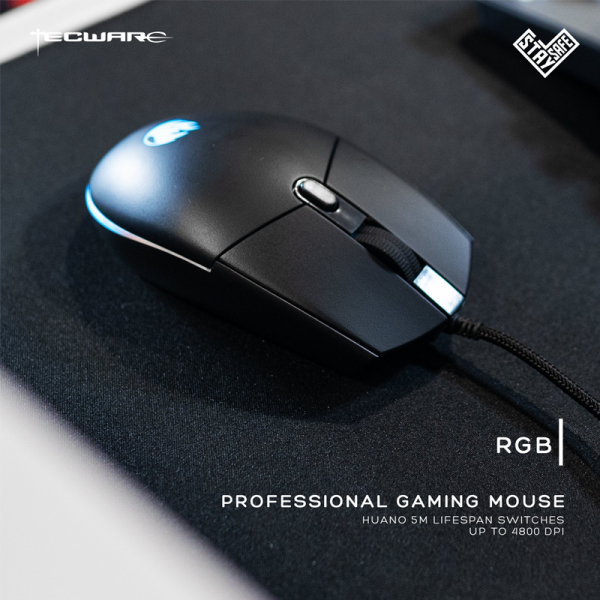Tecware 3 IN 1 Ignite Gaming Bundle (Includes Single Color LED Mech 87 KB + Mouse + Mouse Mat) - Image 3