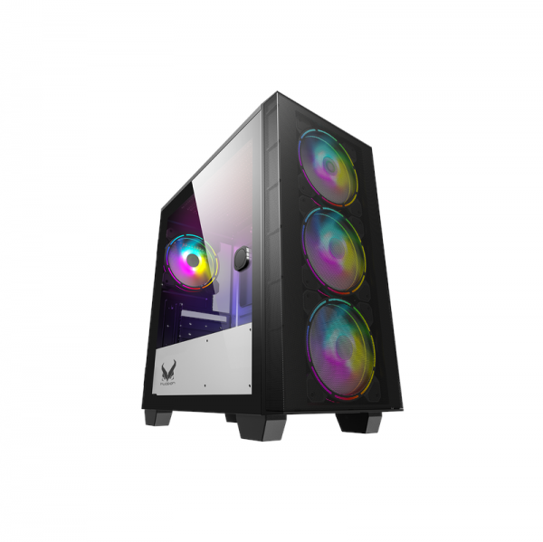 Invasion MATX Gaming Case ZM-S (Spider) With 4 LED Fan - Image 2