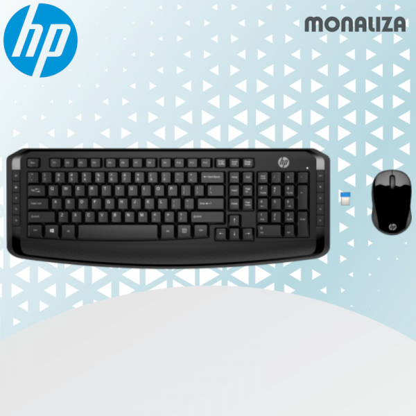 HP 300 Wireless Keyboard + Mouse Combo