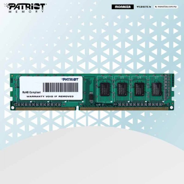 Patriot 8GB DDR3 1600MHZ RAM PC