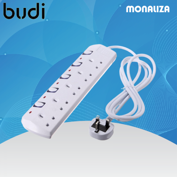 Budi Socket 5 Gang Trailing - 3 Meter