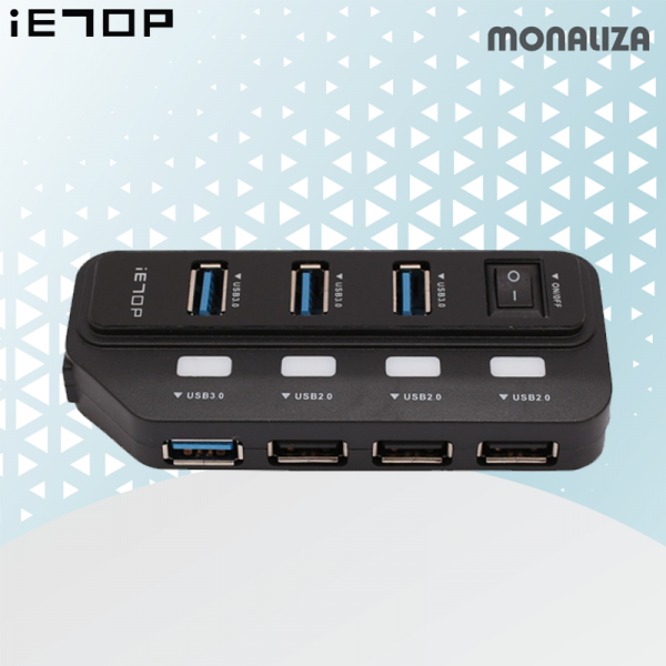Ietop USB Hub Type C & Type A - 7 Ports