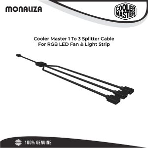 Cooler Master 1 To 3 Splitter Cable For RGB LED Fan & Light Strip