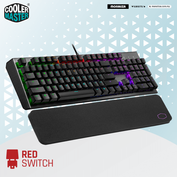 Cooler Master CK550 V2 FULL RGB Mechanical Gaming Keyboard (RED)
