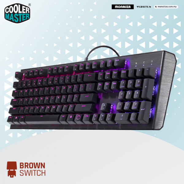 Cooler Master CK550 V2 full RGB Mechanical Gaming Keyboard (BROWN)