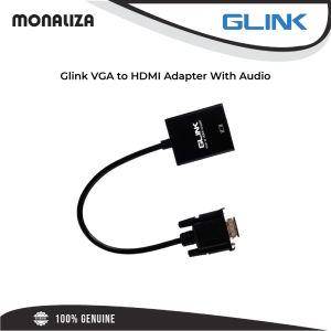Glink VGA to HDMI Adapter With Audio