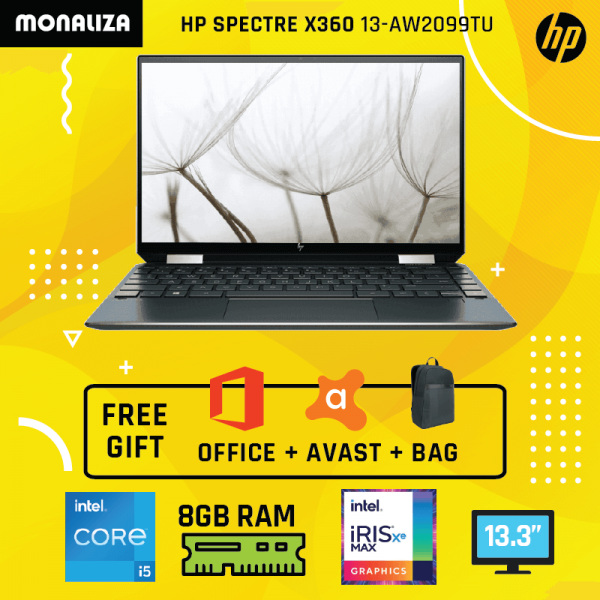 HP Laptop Spectre X360 13-AW2099TU (Intel Core i5-1135G7 Processor/Intel Iris Xe Graphics)