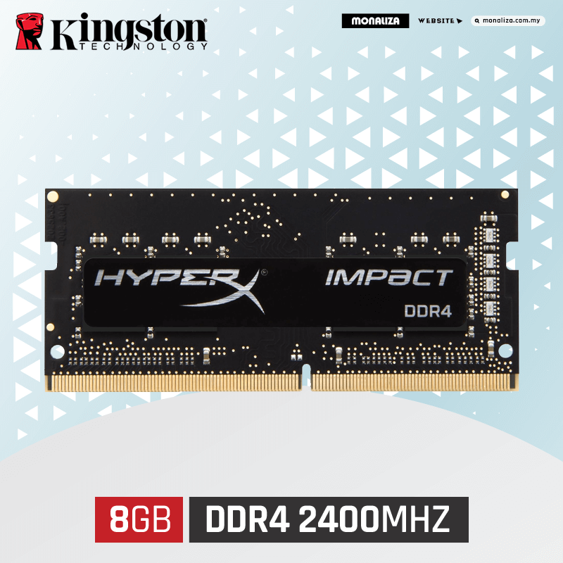 Kingston Hyper X Impact 8GB DDR4 2400MHz Sodim NB