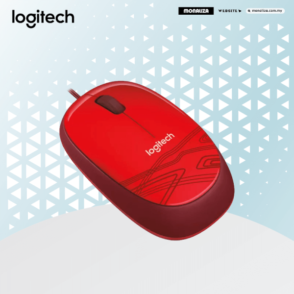 Logitech USB Mouse M105 Red