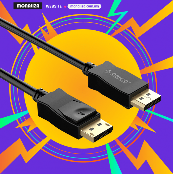 Orico Display Port To Display Port Cable 4k-2 Meter