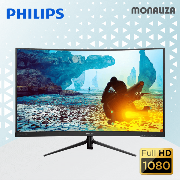PHILIPS MOMENTUM 272M8CP 27" FULL HD CURVED LCD DISPLAY