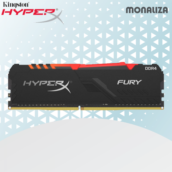 Kingston Ram HyperX Fury RGB 16GB/8GB DDR4 3200Mhz PC