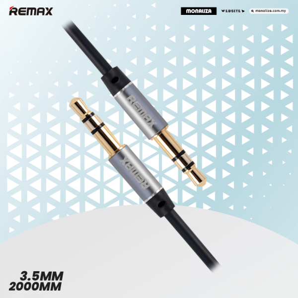 Remax RL-L200 3.5MM Aux Audio Jack Cable 2000MM
