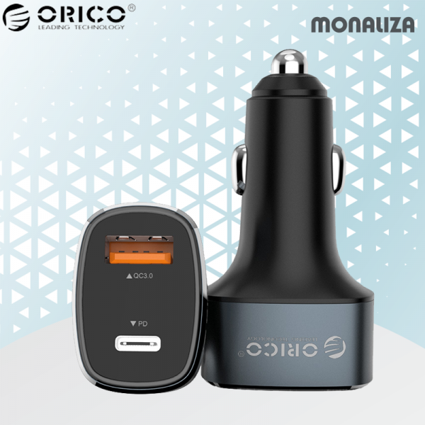 Orico Car Charger UPL-2U 2 Port Quick Charge QC3.0 & Type C PD2.0